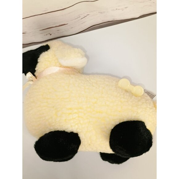 Gund Plush Yellow Sheep With Ribbon & Rattle Soft Toy 12 Inches Works - Picture 6 of 7